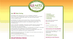 Desktop Screenshot of g5netz-verlag.de